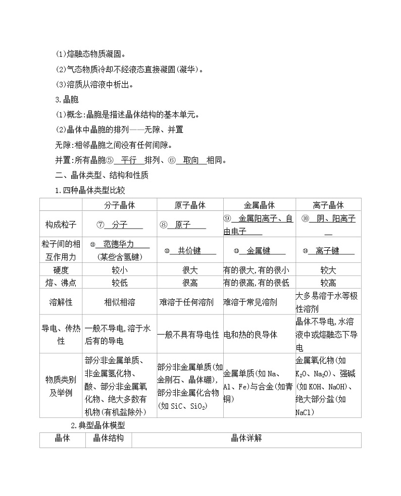 第3讲　晶体结构与性质第2页