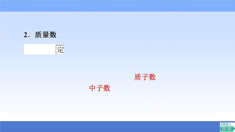 2021-2022学年新教材鲁科版化学必修第二册课件：第1章+第1节+1　原子核　核素+第5页