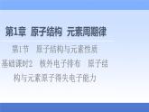 2021-2022学年新教材鲁科版化学必修第二册课件：第1章+第1节+2　核外电子排布　原子结构与元素原子得失电子能力+