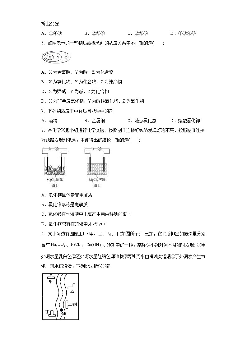 安徽省池州市2021-2022学年高一上学期10月月考化学试题（word版含答案）第2页