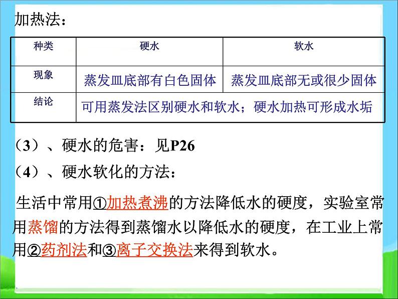 新人教版高中化学选修二第二章课题1《获取洁净的水》课件(新人教版选修2)课件第6页