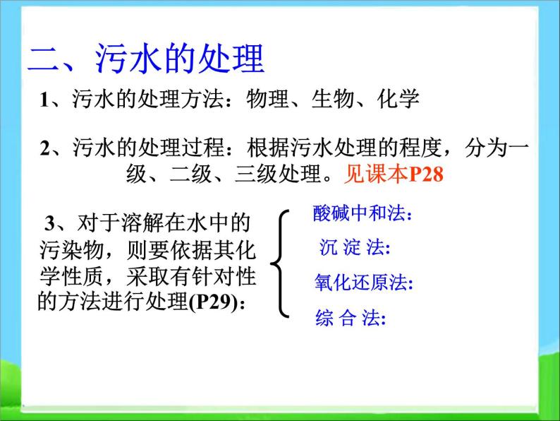 新人教版高中化学选修二第二章课题1《获取洁净的水》课件(新人教版选修2)课件08