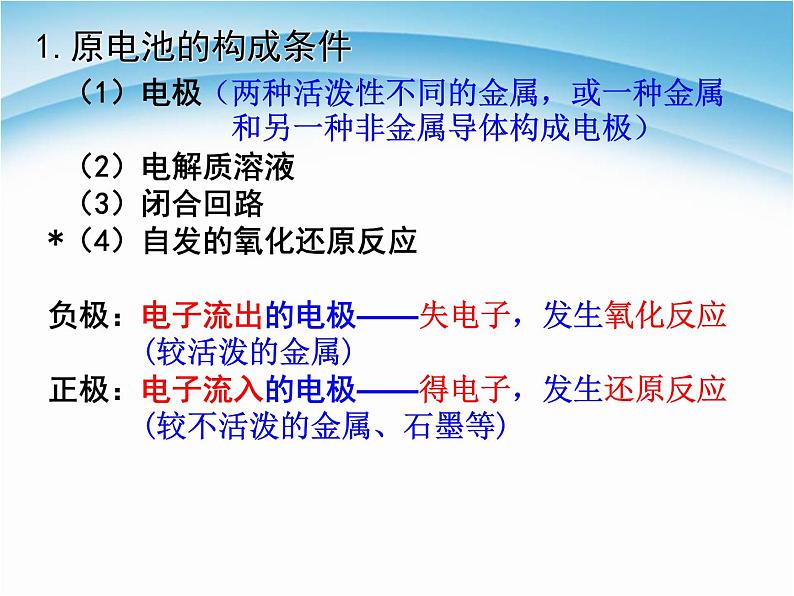 高一化学必修二人教版2-2化学能与电能课件第3页