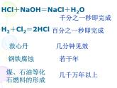 高一化学必修二第三节《化学反应的速率和限度--化学反应的速率》课件(人教版)1课件