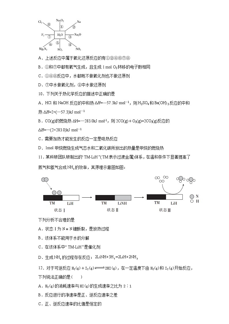 黑龙江省哈尔滨市2021-2022学年高三上学期第一次月考化学试题（word版含答案）03