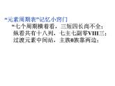 高中化学必修2第一节--元素周期表 (1)课件