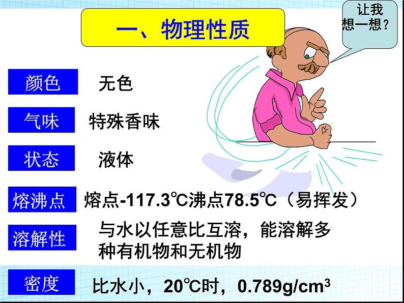 新人教版高中化学必修二3-3-生活中两种常见的有机物课件第4页