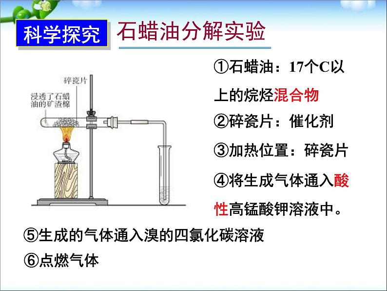 新人教版高中化学必修二3-2--来自石油和煤的两种基本化工原料课件第7页