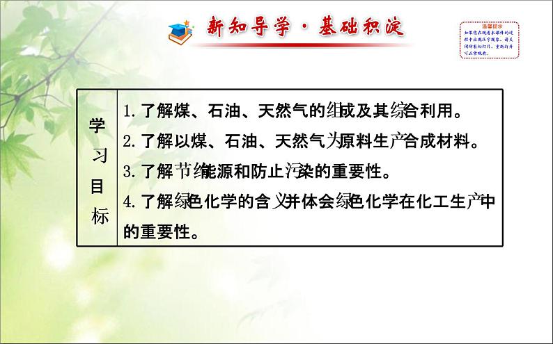 新人教版高中化学必修二4.2资源综合利用-环境保护课件02