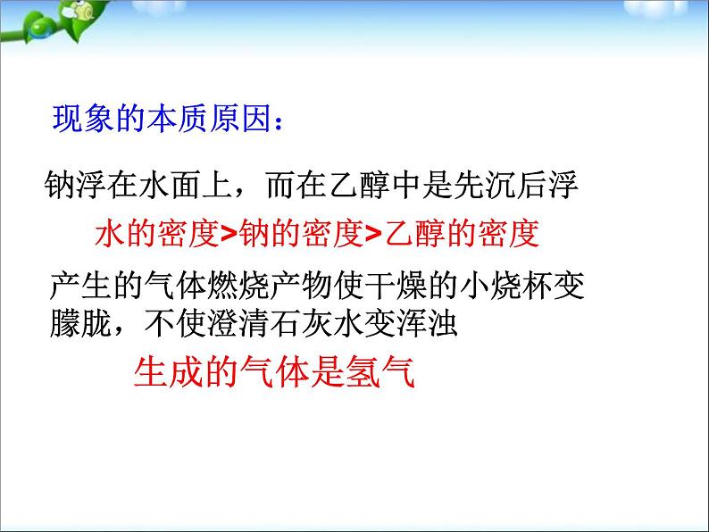 新人教版高中化学必修二3.3-生活中两种常见的有机物乙醇1课件08