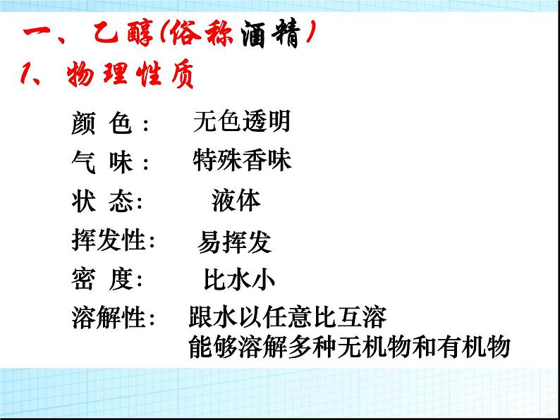 新人教版高中化学必修二3.3-生活中两种常见的有机物课件03