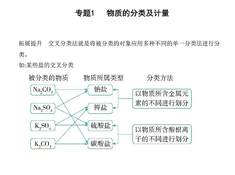 苏教版 (2019)必修 第一册专题1 物质的分类及计量 第一单元 物质及其反应的分类课件PPT04