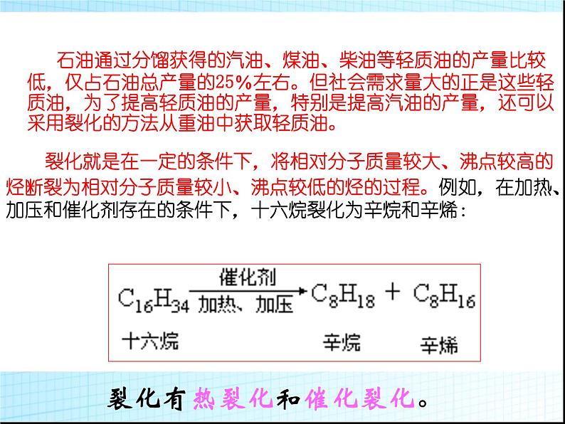 新人教版高中化学选修二《课题3-石油、煤和天然气的综合利用》课件课件06