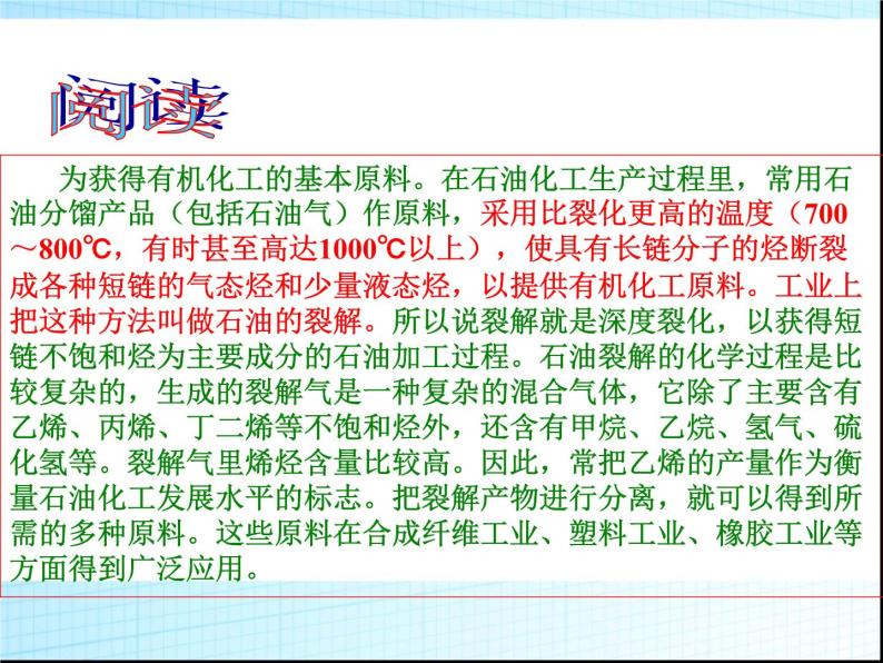 新人教版高中化学选修二《课题3-石油、煤和天然气的综合利用》课件课件08