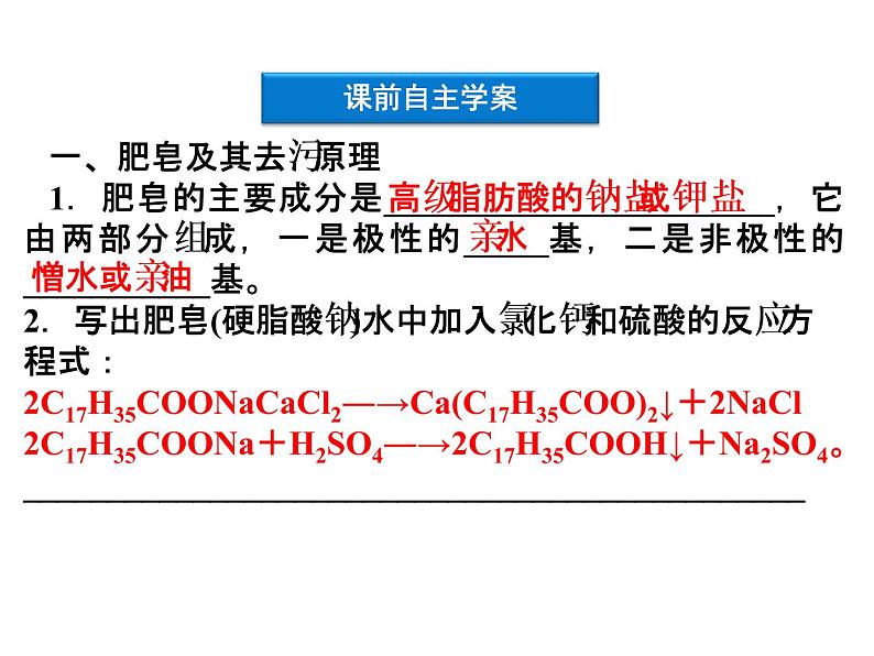 新人教版高中化学选修2课件(人教版)-课题4.2-----表面活性剂---精细化学品课件03