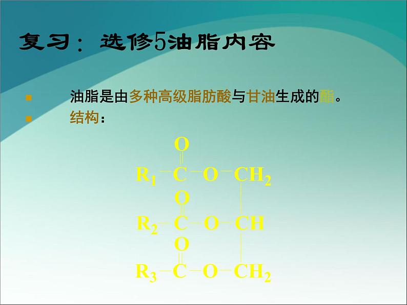 新人教版高中化学选修2选修2--第四单元表面活性剂精细化学品课件03