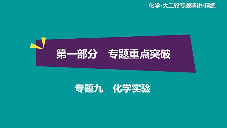 第1部分 专题9　化学实验第1页