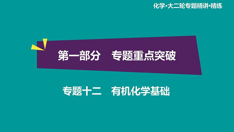 第1部分 专题12　有机化学基础第1页