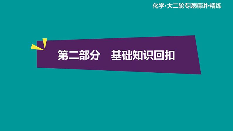 第2部分　基础知识回扣课件PPT01