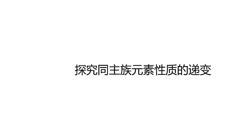 2020-2021学年高中化学新人教版必修第一册 第4章实验活动3   同周期、同主族元素性质的递变课件（18张）第6页