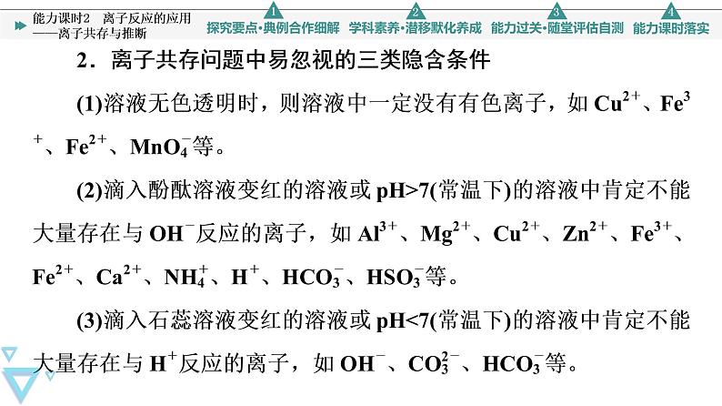 2021-2022学年高中化学新人教版必修第一册 第1章 第2节离子反应第3课时 课件（46张）06