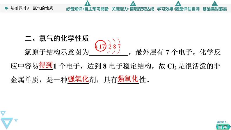 2021-2022学年高中化学新人教版必修第一册 第2章 第2节氯及其化合物第1课时 课件（54张）第7页