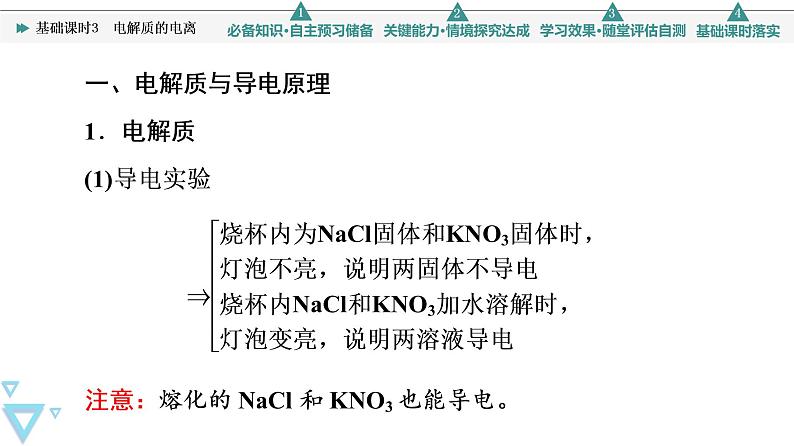 2021-2022学年高中化学新人教版必修第一册 第1章 第2节离子反应第1课时 课件（59张）第4页