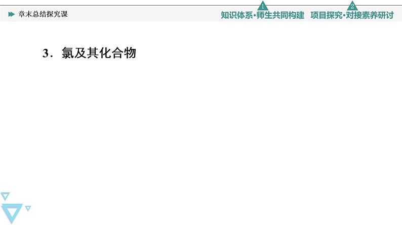 2021-2022学年高中化学新人教版必修第一册 第2章海水中的重要元素——钠和氯复习 课件（20张）第8页