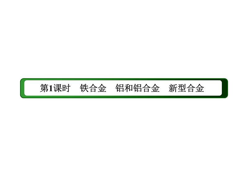 2020-2021学年高中化学新人教版必修第一册  3-2-1 铁合金　铝和铝合金　新型合金 课件（40张）第3页