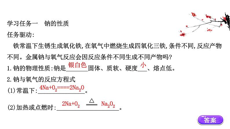 2020-2021学年高中化学新人教版必修第一册 第2章第1节钠及其化合物第1课时课件（55张）第3页