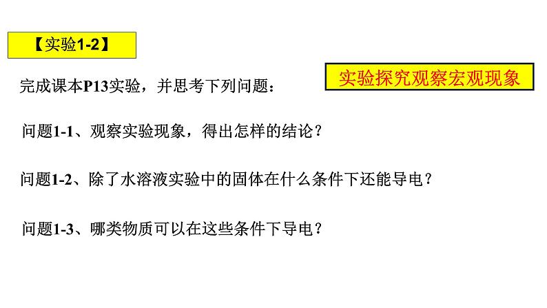 2020-2021学年高中化学新人教版必修第一册 第1章第2节离子反应第1课时课件（27张）第6页