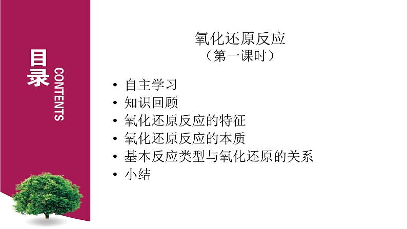 2020-2021学年高中化学新人教版必修第一册 第1章第3节氧化还原反应第1课时课件（26张）第1页