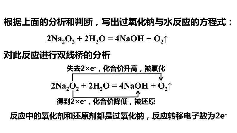 2020-2021学年高中化学新人教版必修第一册 第2章第1节钠及其化合物第2课时课件（19张）第7页