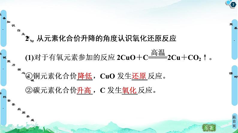 2020-2021学年高中化学新人教版必修第一册 第1章 第3节 课时1　氧化还原反应课件（62张）第7页