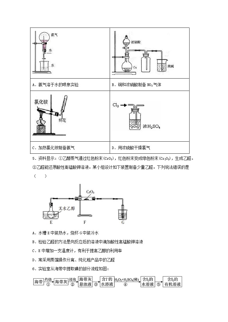 2022届高考化学一轮复习实验专题突破15__有机化合物制备实验流程题含解析第2页