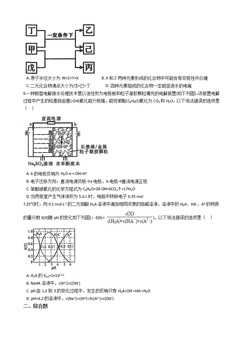 黑龙江省大庆市2021年高考化学二模试卷及答案02