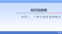 2021高考物理统考版二轮复习课件：知识回顾篇+知识1　十种力的性质和特点+