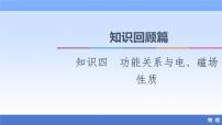 2021高考物理统考版二轮复习课件：知识回顾篇+知识4　功能关系与电、磁场性质+