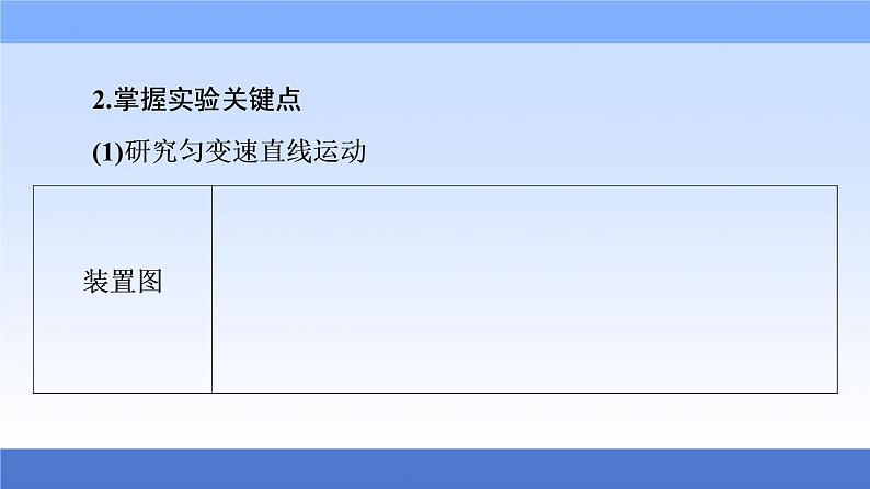 2021高考物理统考版二轮复习课件：知识回顾篇+知识6　力学教材原型实验和拓展创新实验+第5页