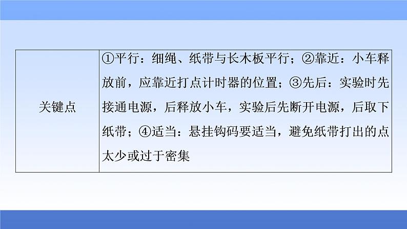 2021高考物理统考版二轮复习课件：知识回顾篇+知识6　力学教材原型实验和拓展创新实验+第6页