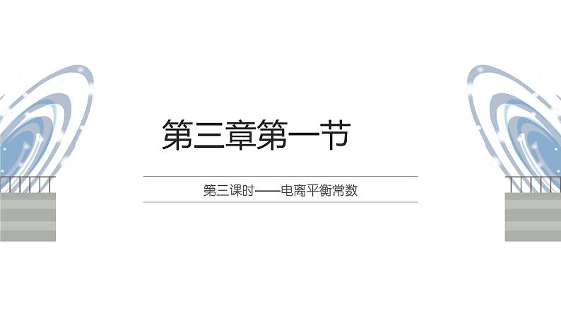 3.1.3电离平衡常数课件PPT第1页