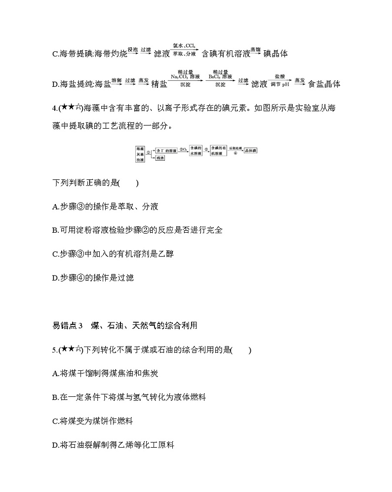 第四章 化学与自然资源的开发利用复习提升第2页
