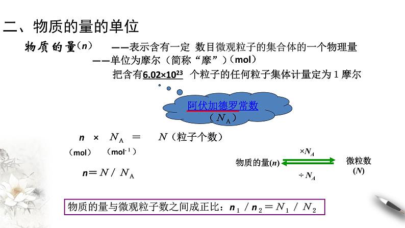 【新教材精创】2.3.1 物质的量的单位——摩尔课件（2）-人教版高中化学必修第一册 (共17张PPT)05