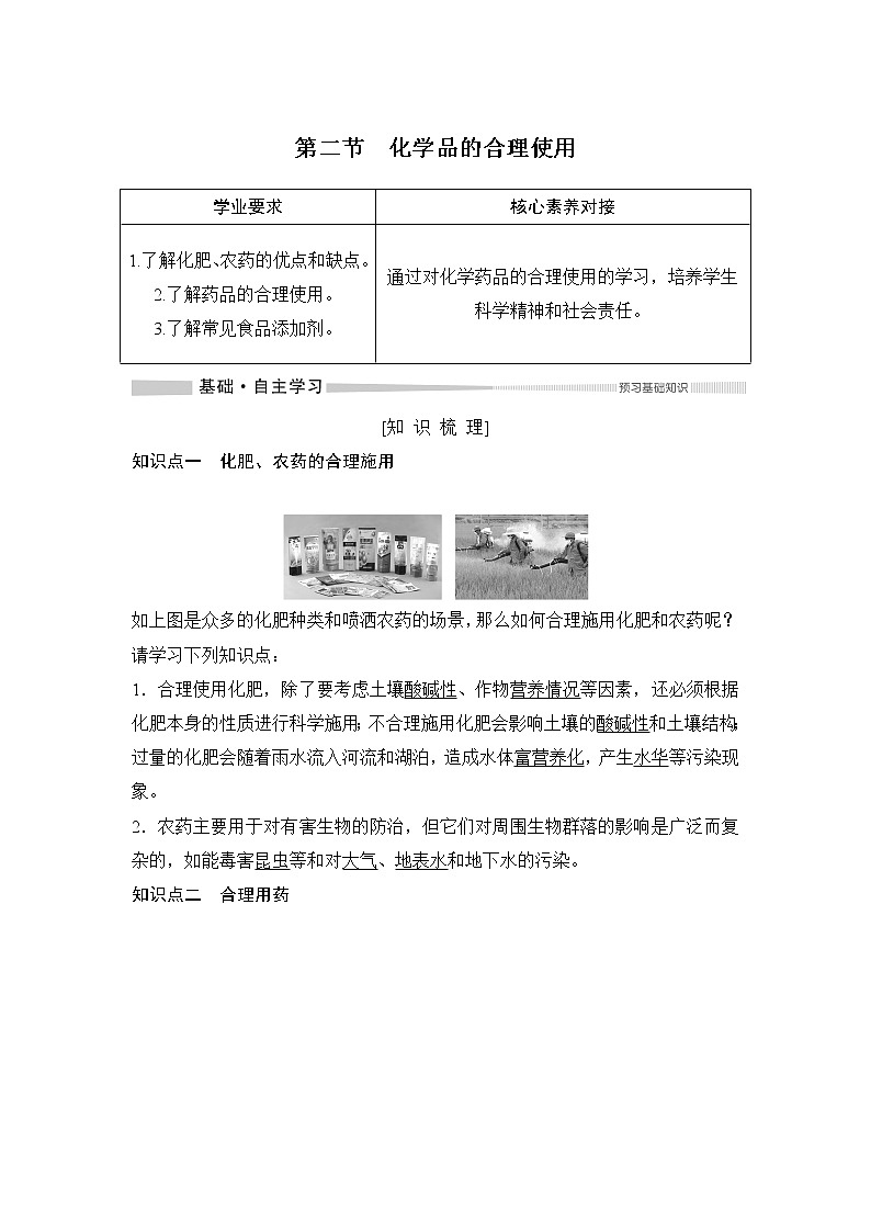 第二节 化学品的合理使用第1页