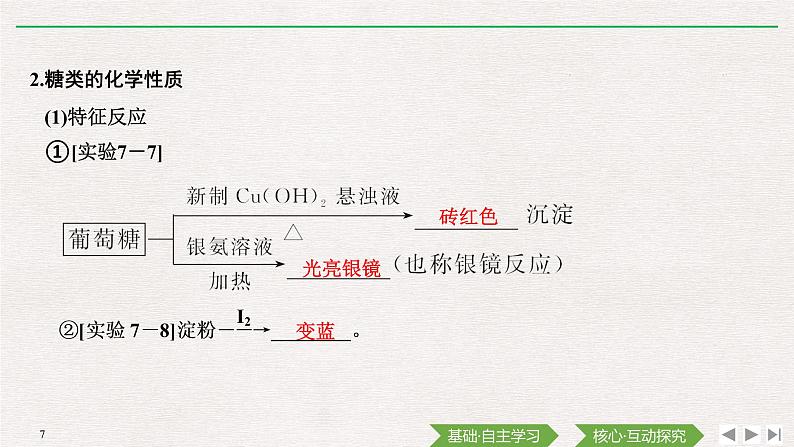 第七章  第四节　基本营养物质（导学案+课件）07