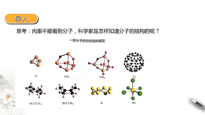 2.2.1  分子的空间结构 第一课时  课件PPT03