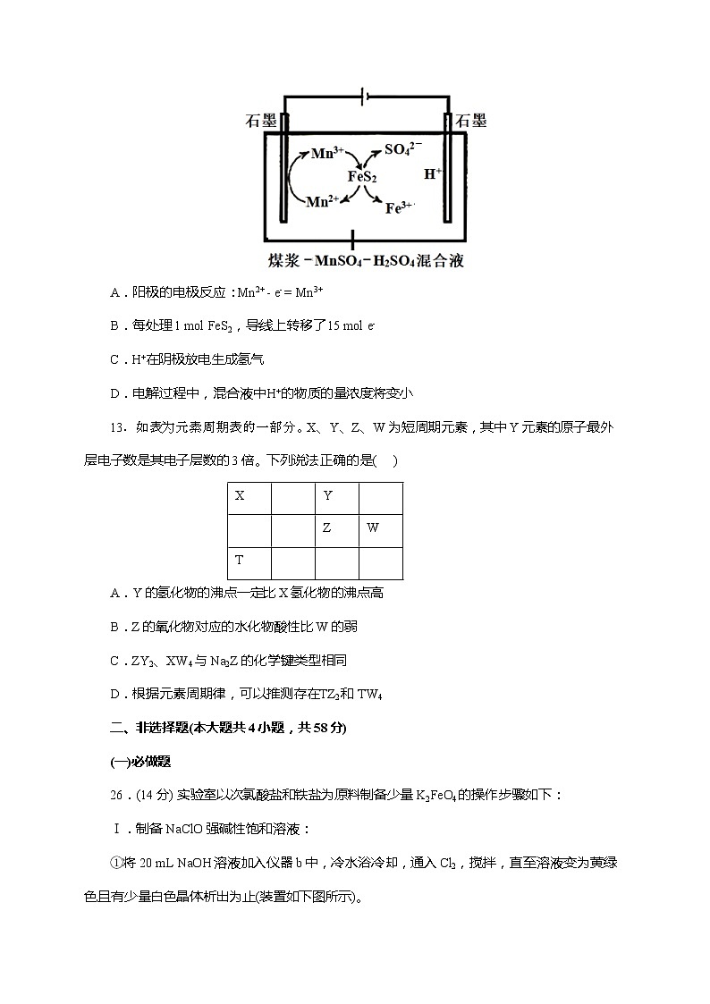 贵州省贵阳市2022年高考理综 化学模拟试题 01（含答案及解析）03