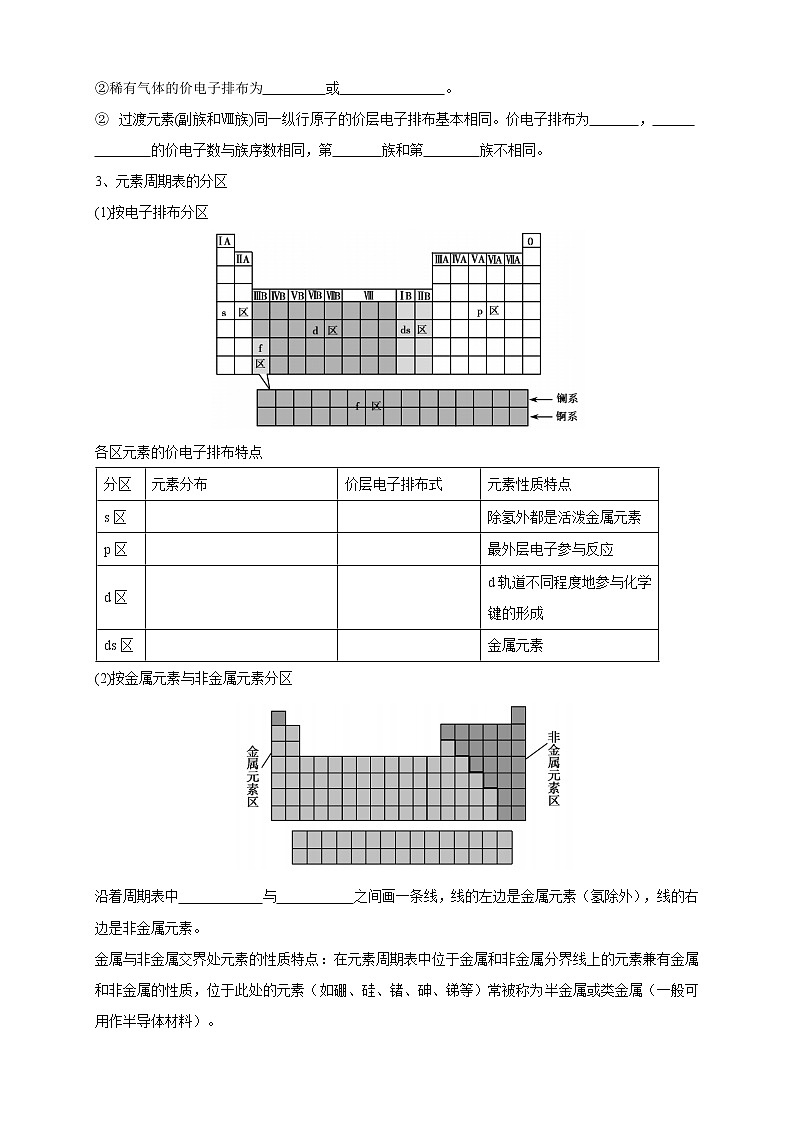 1.2.1 原子结构与元素周期表-学案-2020-2021学年下学期高二化学同步精品课堂(新教材人教版选择性必修2)（解析版）第3页
