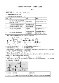 2022届江西省丰城市第九中学高三上学期第三次月考化学试题 （word版含有答案）