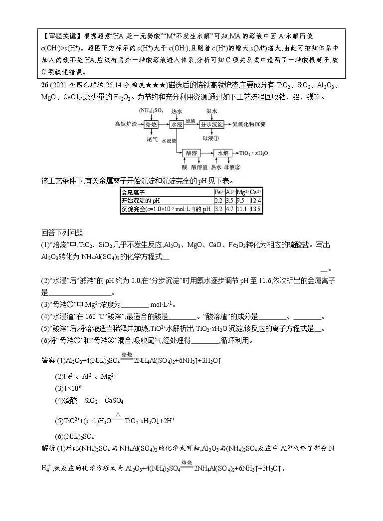 21年普通高等学校招生全国统一考试理科综合能力测试化学 全国乙卷 教习网 试卷下载 21年普通高等学校招生全国统一考试理科综合能力测试化学 全国乙卷 教习网 试卷下载